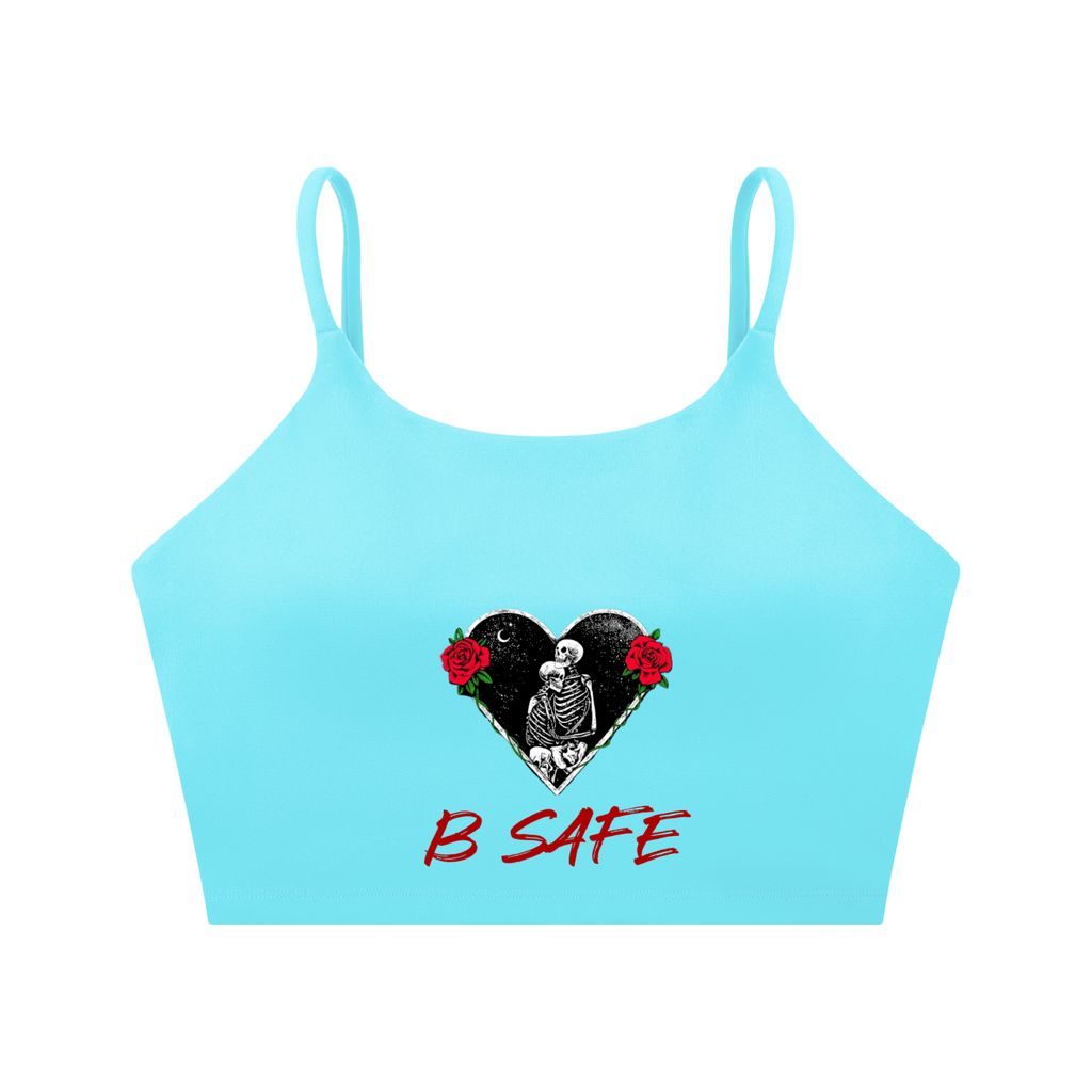 Spaghetti Strap Yoga Sports Bra