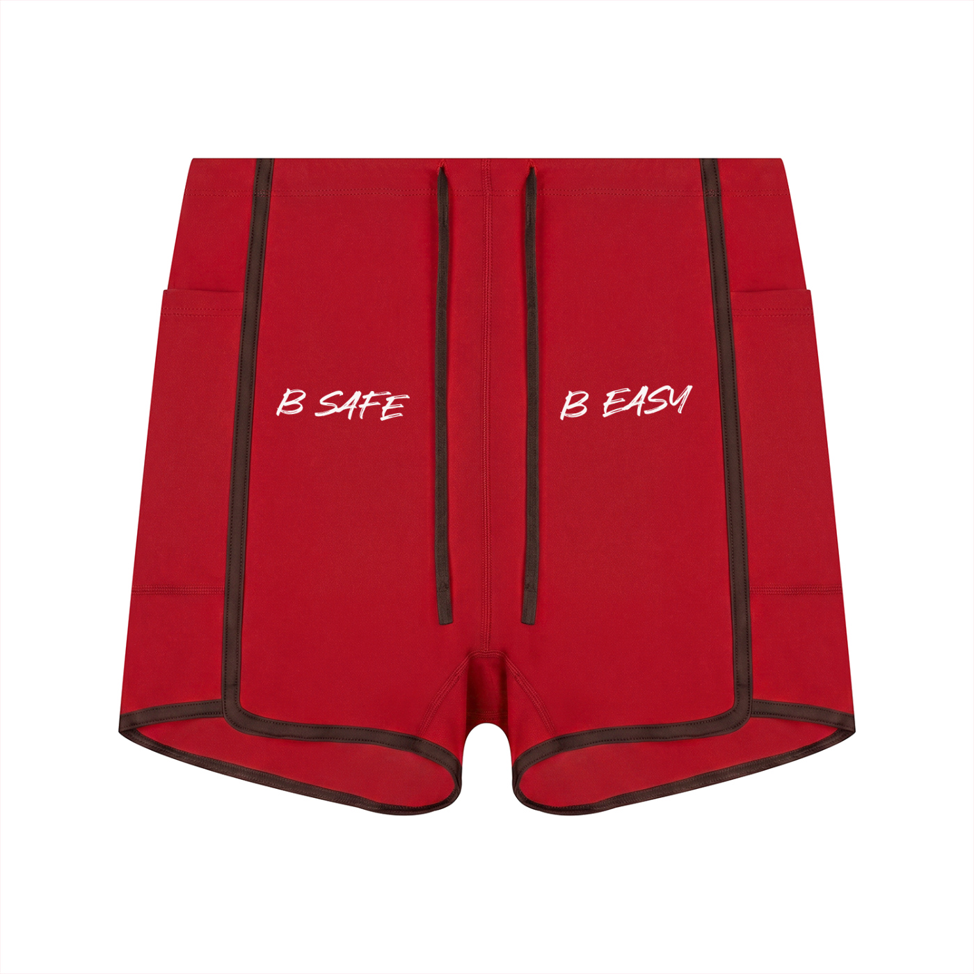 Women's High Rise Color Block Yoga Shorts