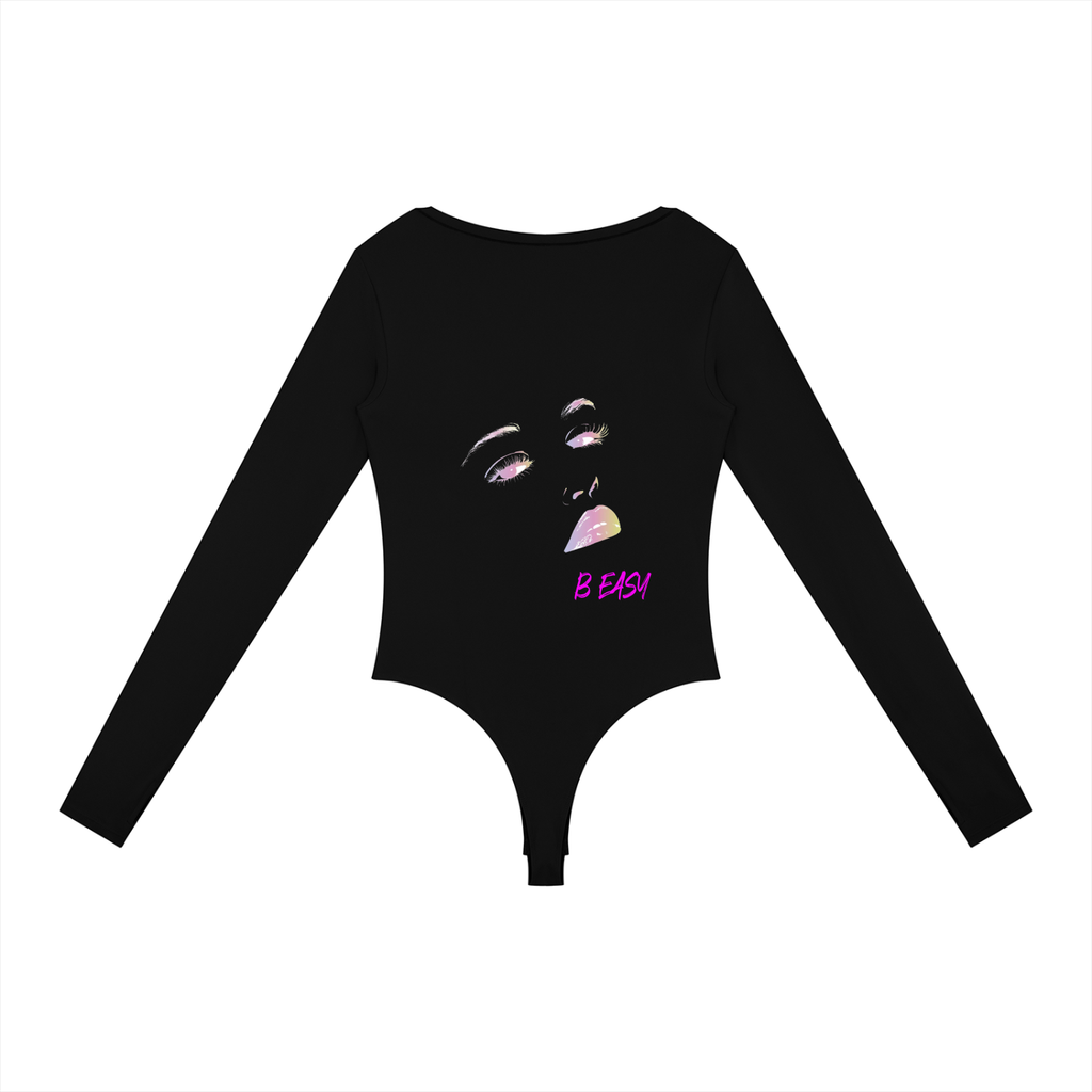 Women's Tight Long Sleeve Yoga Bodysuit