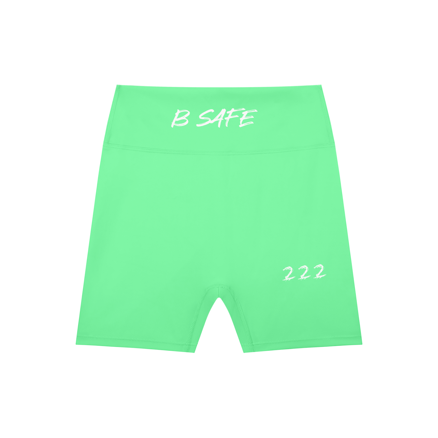 High-Waisted Blend Biker Shorts