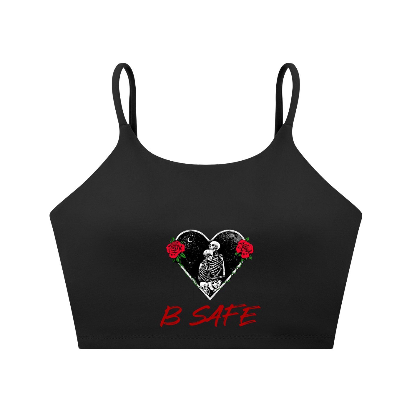 Spaghetti Strap Yoga Sports Bra