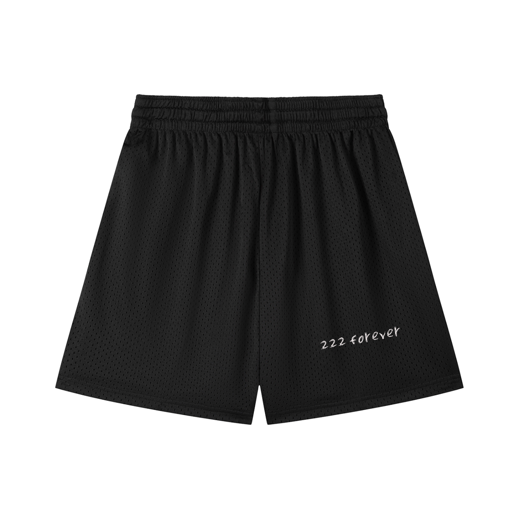 Mesh Drawstring Shorts