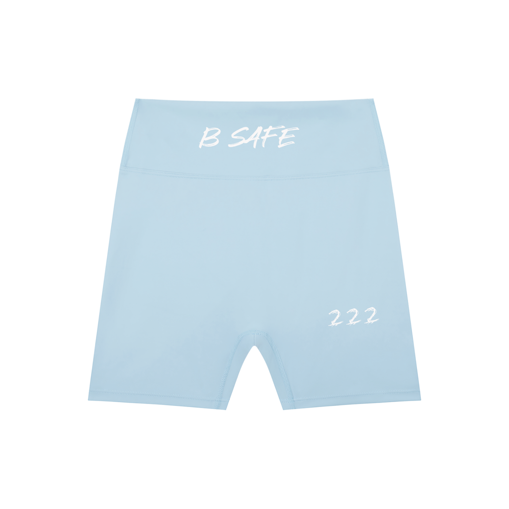High-Waisted Blend Biker Shorts