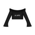 Women's Off-the-Shoulder Bell Sleeve Crop T-Shirt