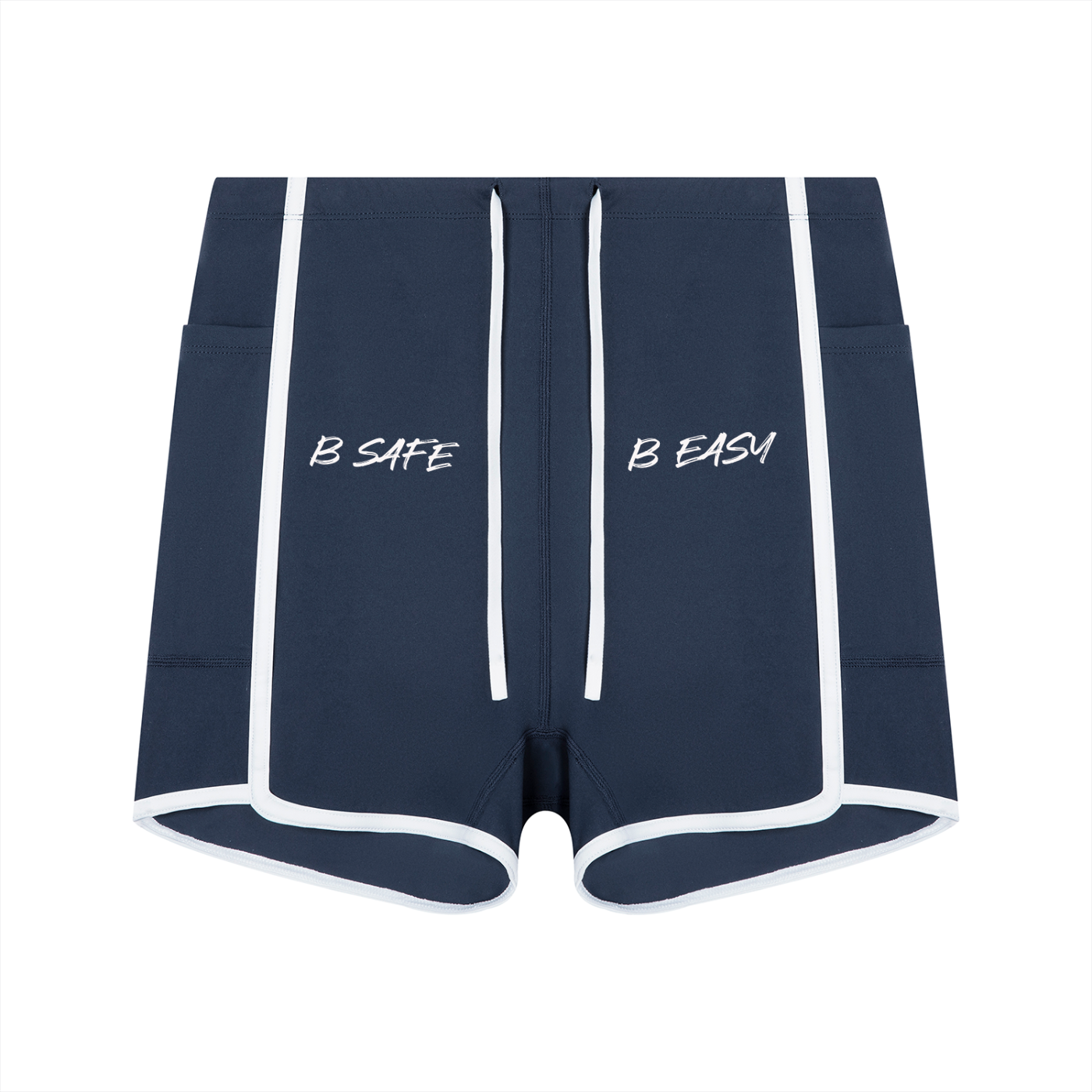 Women's High Rise Color Block Yoga Shorts