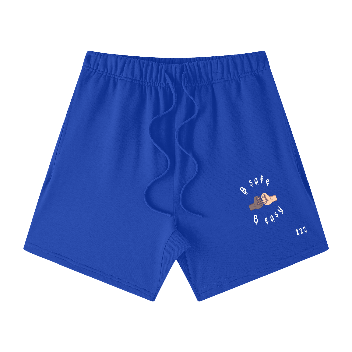 Unisex Earth Tone Loose Fit Cotton Shorts