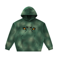 Unisex Sunfade Frayed Fleece Hoodie