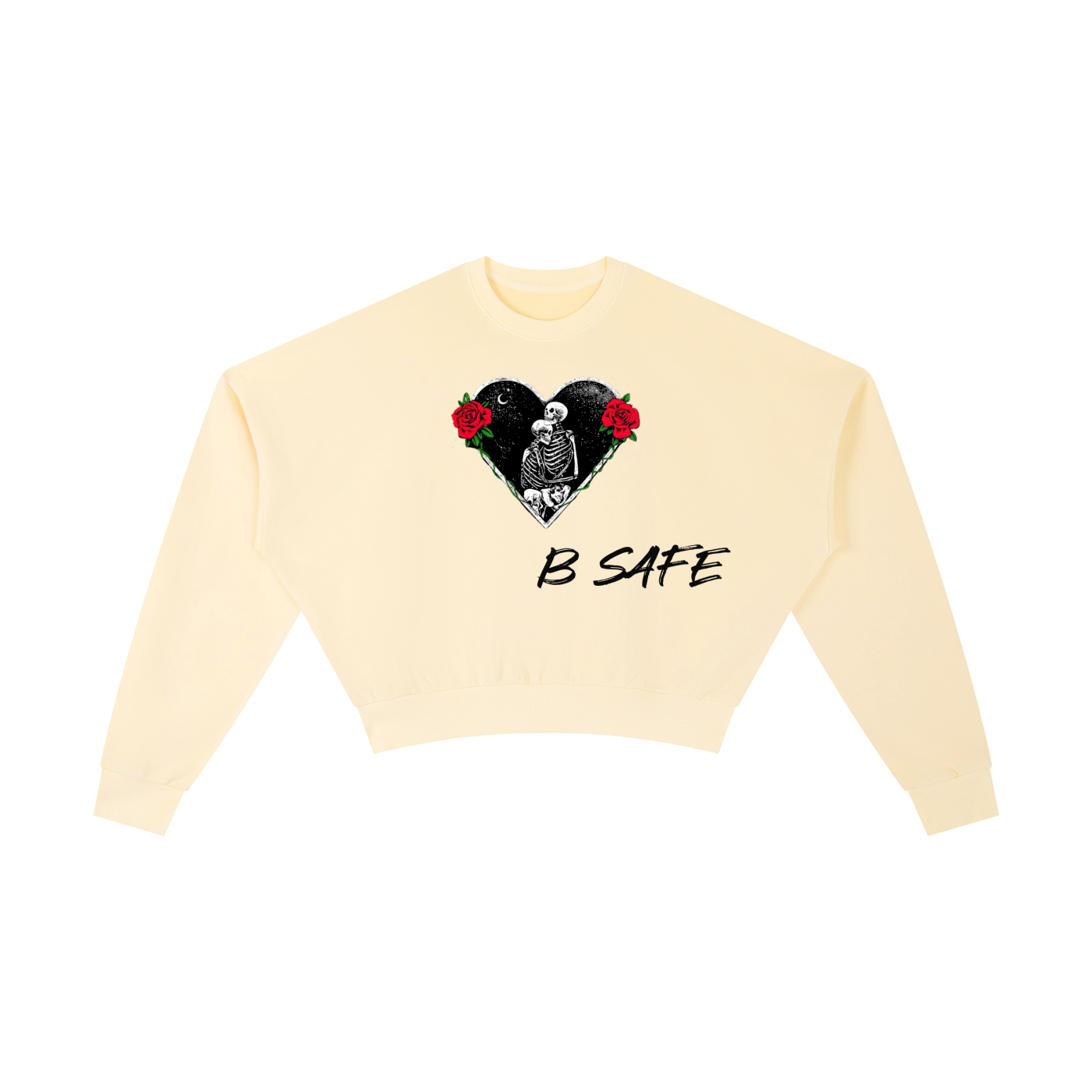 Vintage Washed Cropped Sweatshirt