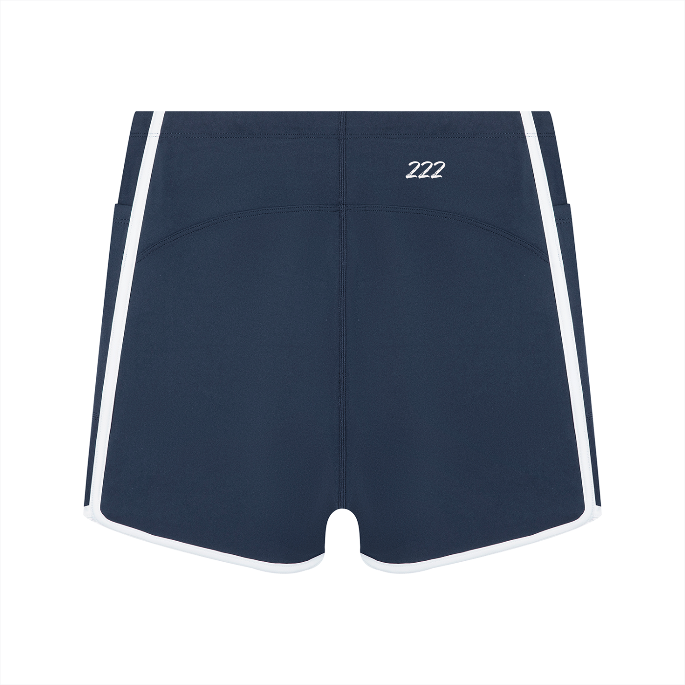 Women's High Rise Color Block Yoga Shorts